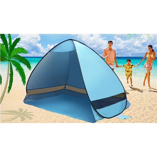Protecci/ón UV Refugios solares Exterior autom/ático Sun Shade Carpa instant/ánea Caba/ña al Aire Libre para beb/é Zwini Pop Up Beach Carpa para 3-4 Personas Port/átil UPF 50 Familia